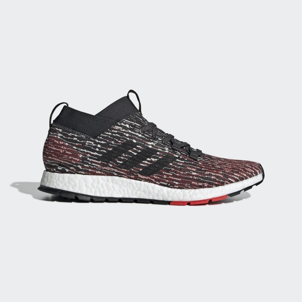 Adidasi Alergare Adidas Pureboost RBL Barbati Romania - Gri Inchis/Negrii/Rosii F35781